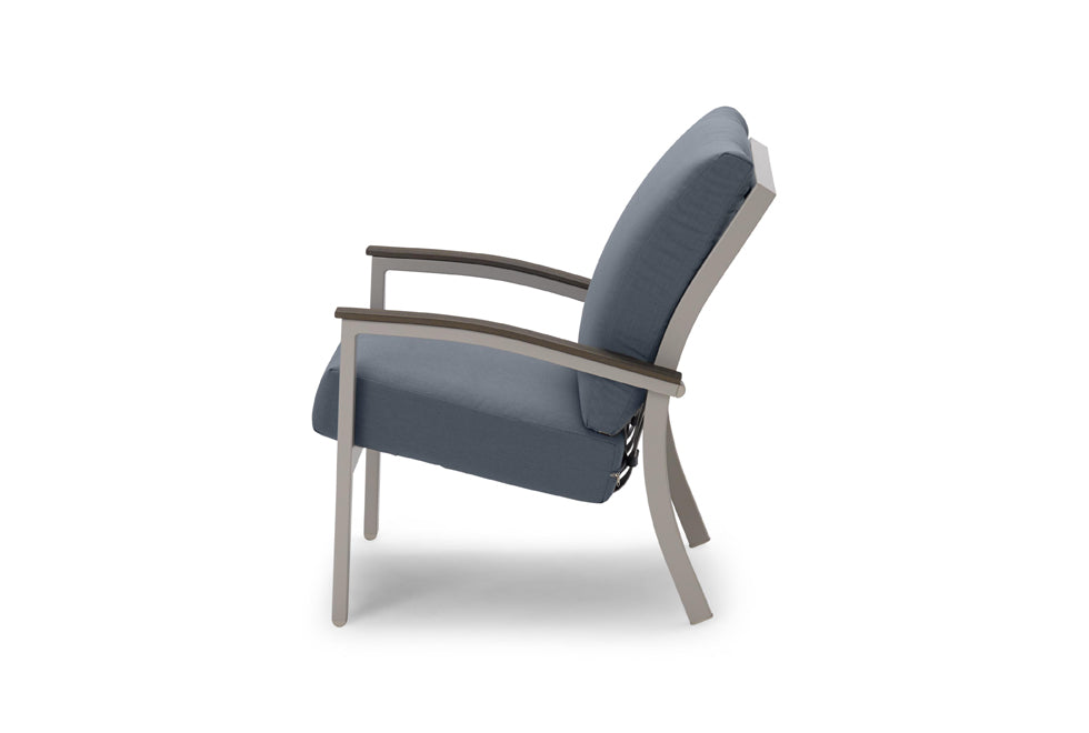 Bazza Cushion Arm Chair w/ Polymer Arms