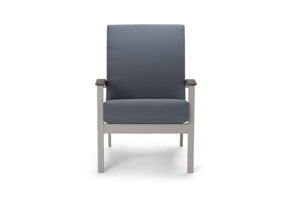 Bazza Cushion Arm Chair w/ Polymer Arms