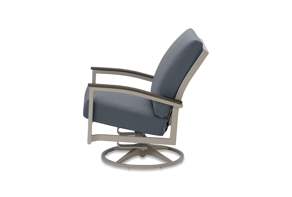 Bazza Cushion Swivel Rocker w/ Polymer Arms
