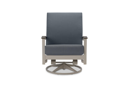 Bazza Cushion Swivel Rocker w/ Polymer Arms