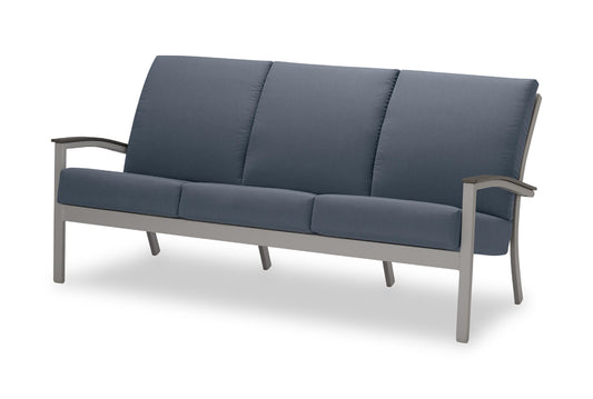 Bazza Cushion Three-Seat Sofa w/ Polymer Arms