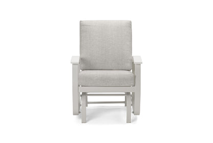 Belle Isle Cushion Single-Seat Glider w/ Polymer Accents