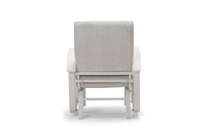 Belle Isle Cushion Single-Seat Glider w/ Polymer Accents
