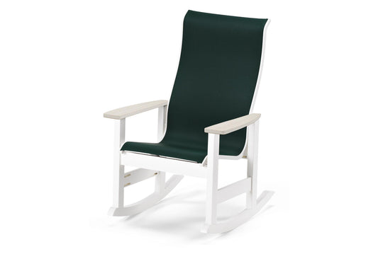 Leeward Sling Supreme Rocker w/ Rustic Arms