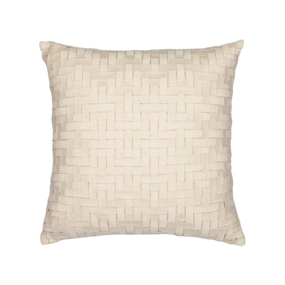Entwine Crema 20"x20" Toss Pillow