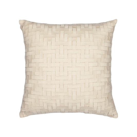 Entwine Crema 20"x20" Toss Pillow