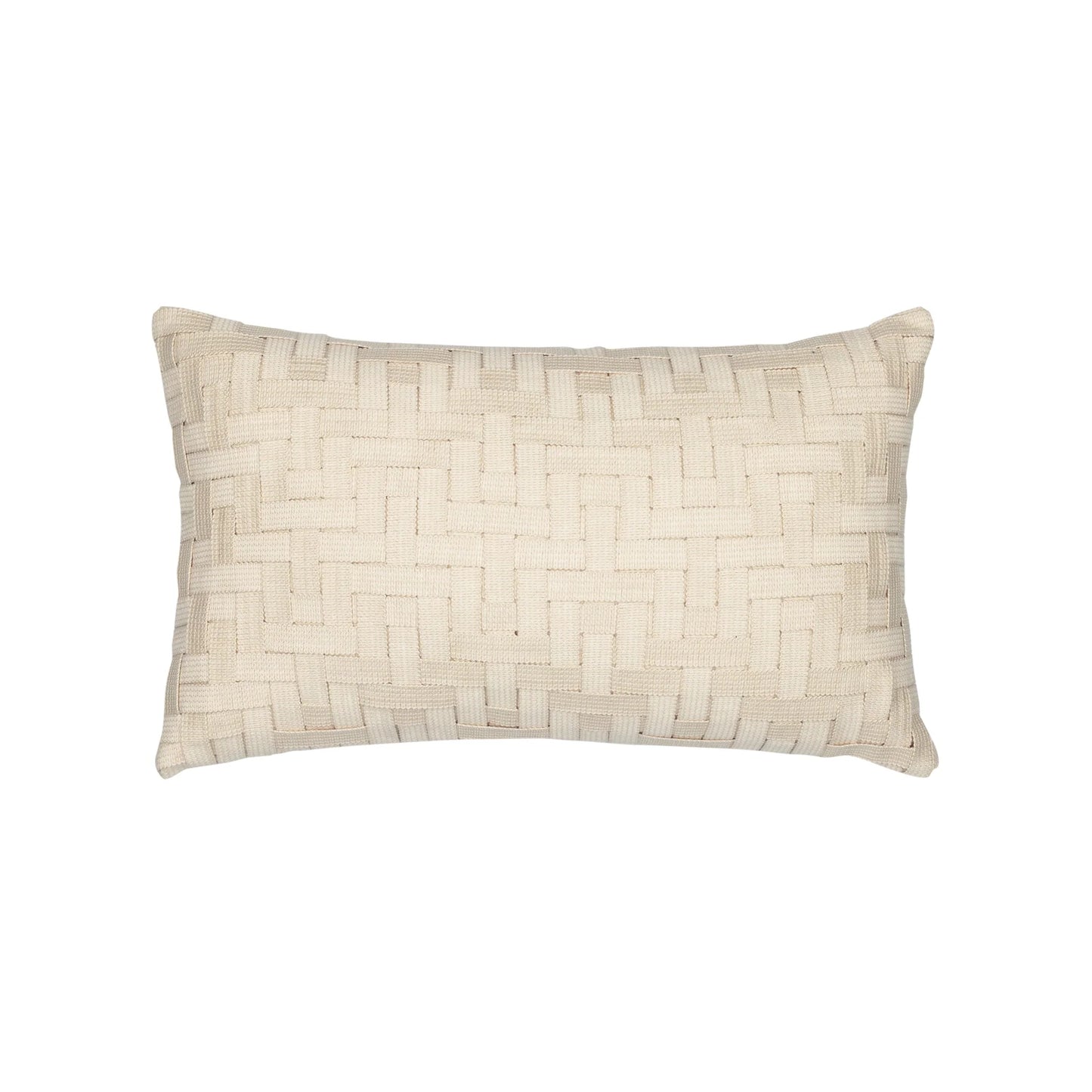Entwine Crema 12"x20" Toss Pillow