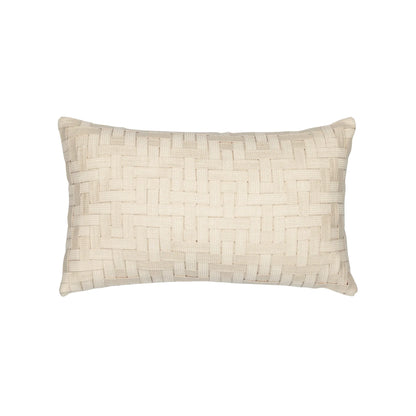 Entwine Crema 12"x20" Toss Pillow