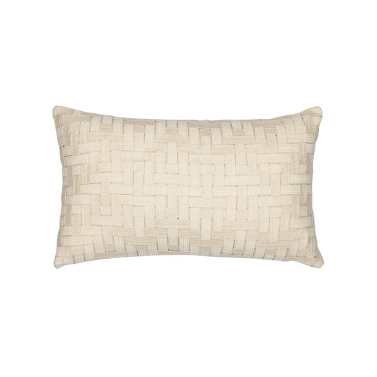 Entwine Crema 12"x20" Toss Pillow
