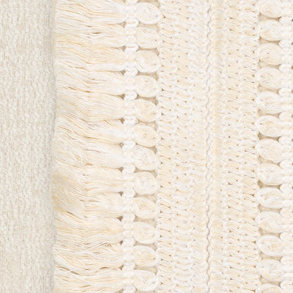 Column Crema 20" x 20" Toss Pillow