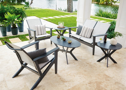 Wexler Sling Chat Height Loveseat w/ MGP Arms