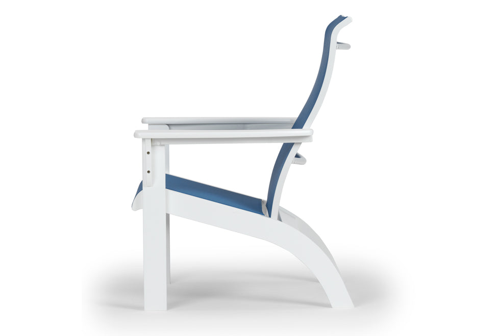 Adirondack MGP Sling Chat Height Arm Chair