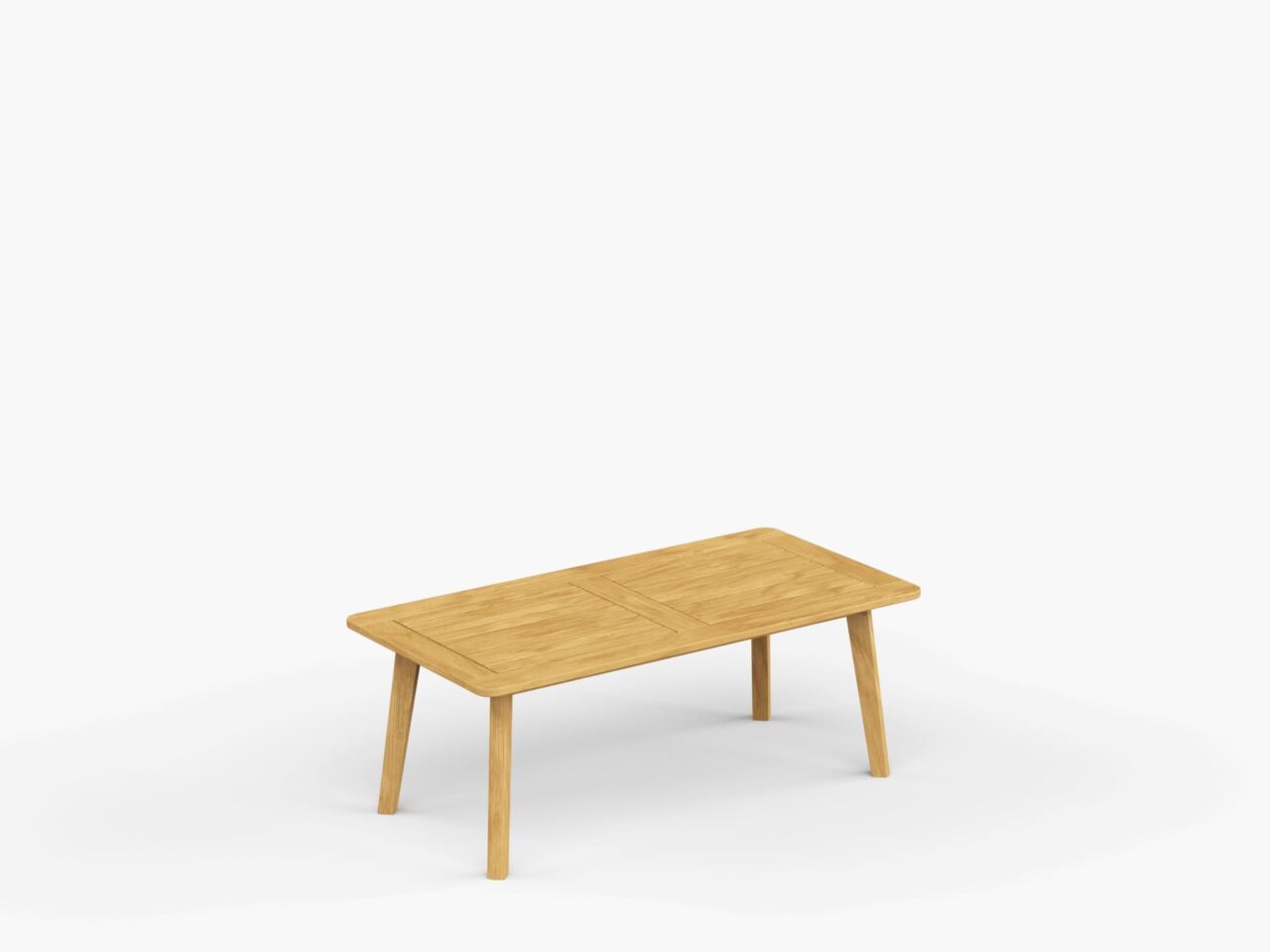 Foundations 48×24” Rectangular Teak Coffee Table