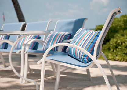 Aruba Sling Stacking Arm Chair