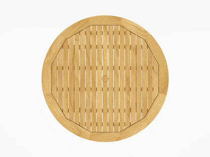 Foundations 52″ Round Teak Dining Table