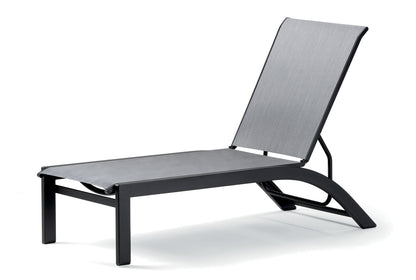 Kendall Sling Stacking Armless Lay-flat Chaise
