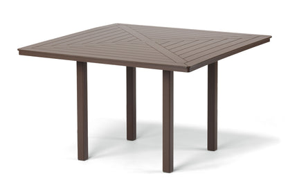Slat 64" Square Bar Height Table w/ hole