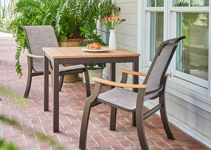 St. Catherine Sling Arm Chair w/ Rustic Arms
