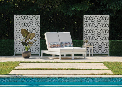 Leeward Three Position Lay-flat Armless Chaise