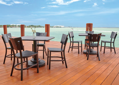 Avant MGP Aluminum Stacking Bistro Chair