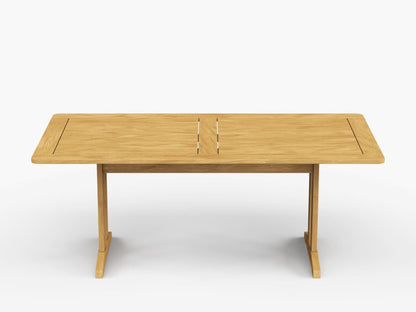 Foundations 74″ Rectangular Teak Dining Table