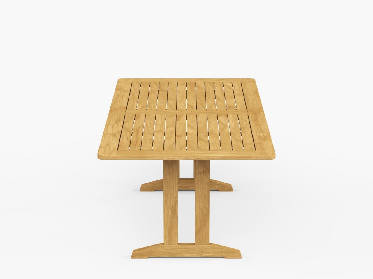 Foundations 74″ Rectangular Teak Dining Table