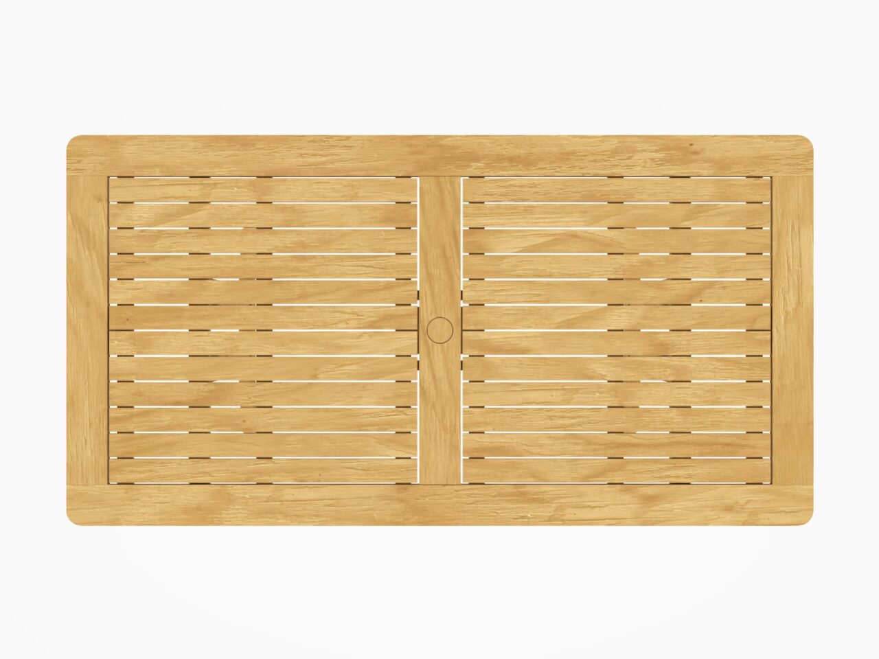 Foundations 74″ Rectangular Teak Dining Table