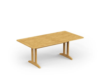 Foundations 74-103″ Extension Teak Dining Table