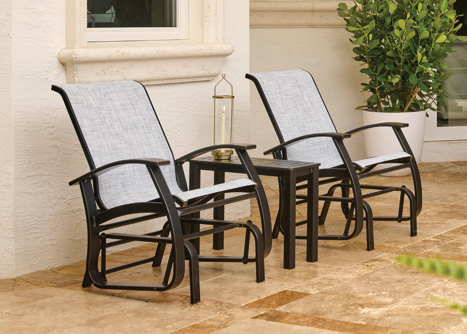 Belle Isle Sling Single-Seat Glider w/ Polymer Accents
