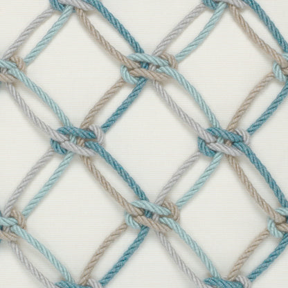 Aqua Rope 20"x20" Toss Pillow