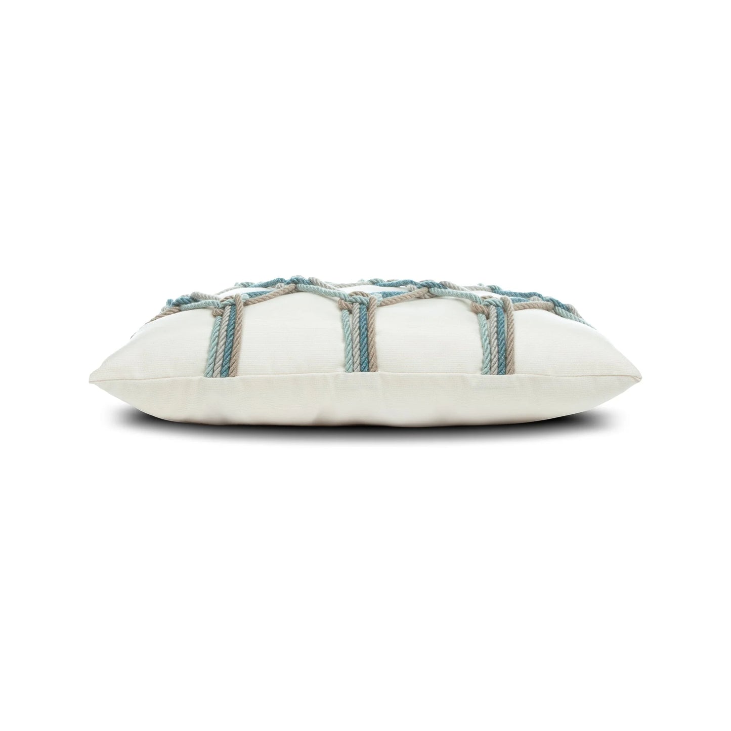 Aqua Rope 20"x20" Toss Pillow