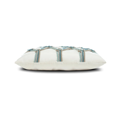 Aqua Rope 20"x20" Toss Pillow