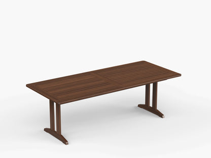 Foundations 74-103″ Ipe Extension Dining Table