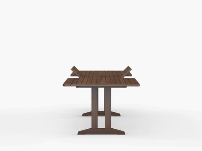 Foundations 93-122″ Extension Ipe Dining Table