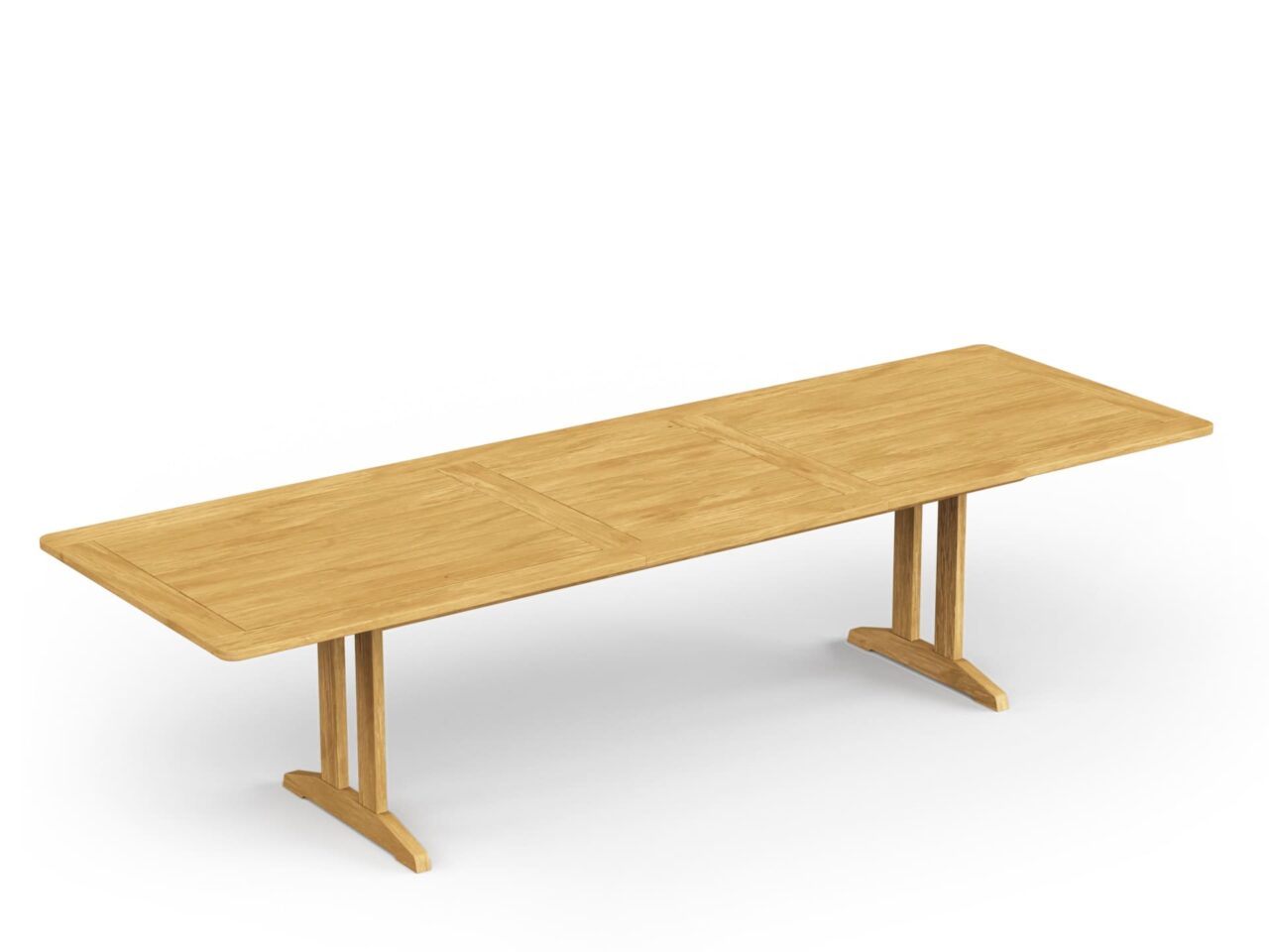 Foundations 74-103″ Extension Teak Dining Table