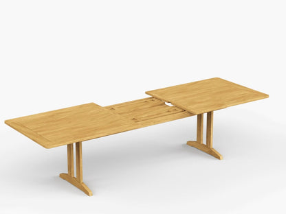 Foundations 74-103″ Extension Teak Dining Table
