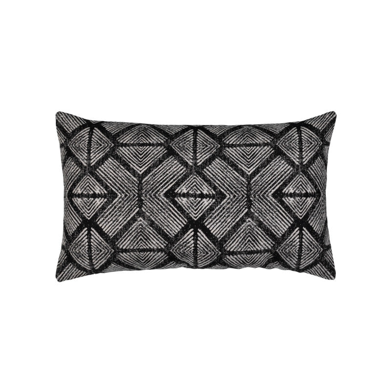 Bakuba Ebony 12"x20" Toss Pillow