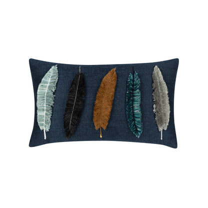 Believe Denim 12"x20" Toss Pillow