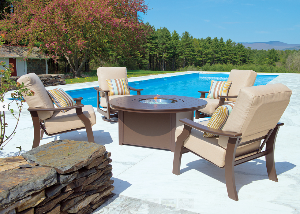 St. Catherine Cushion Arm Chair w/ Rustic Arms