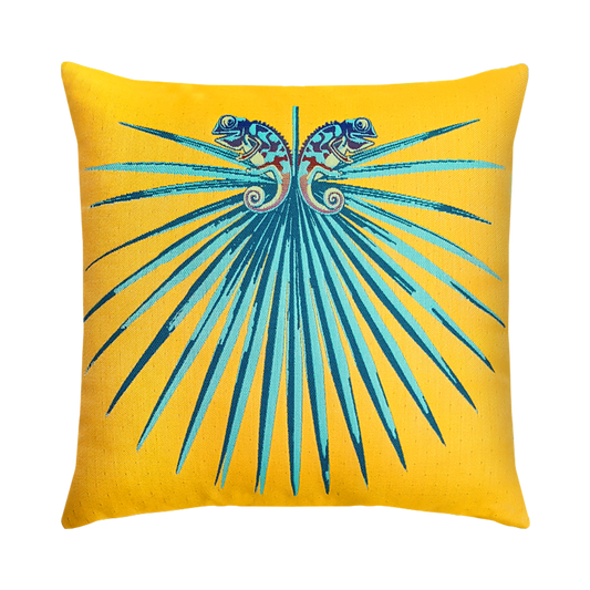 Chameleon Lagoon 22"x22" Toss Pillow