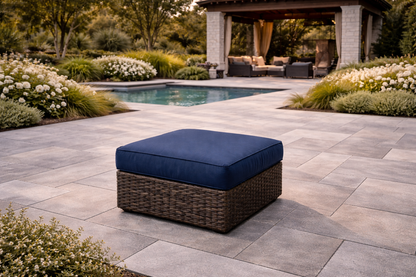 Biscayne Ottoman (Rosewood)