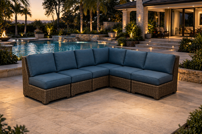 Napa 6 Seat Armless Sectional