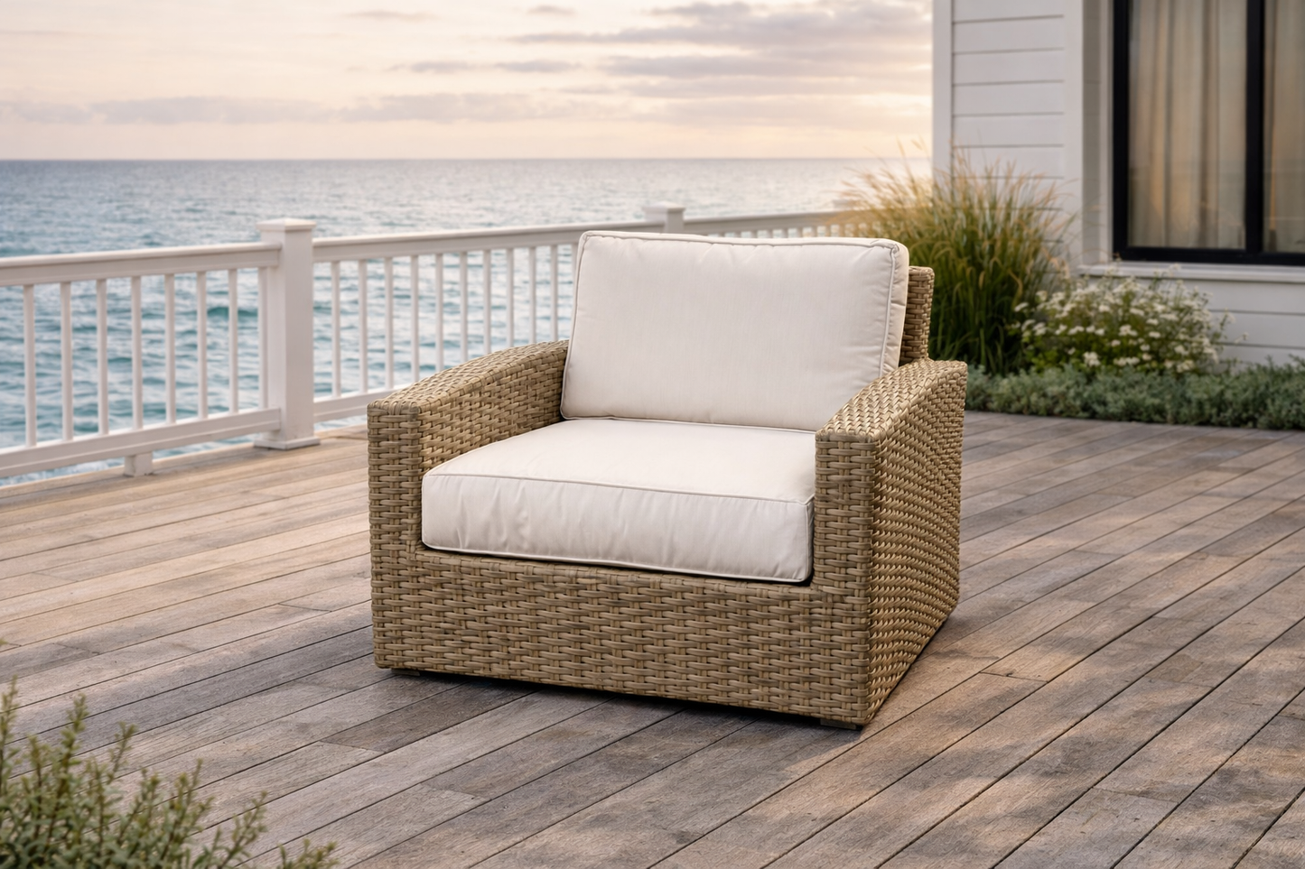 Biscayne Lounge Chair (Fieldstone)