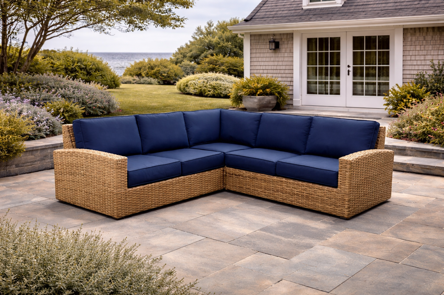 Biscayne 5 Seat Sectional (Fieldstone)