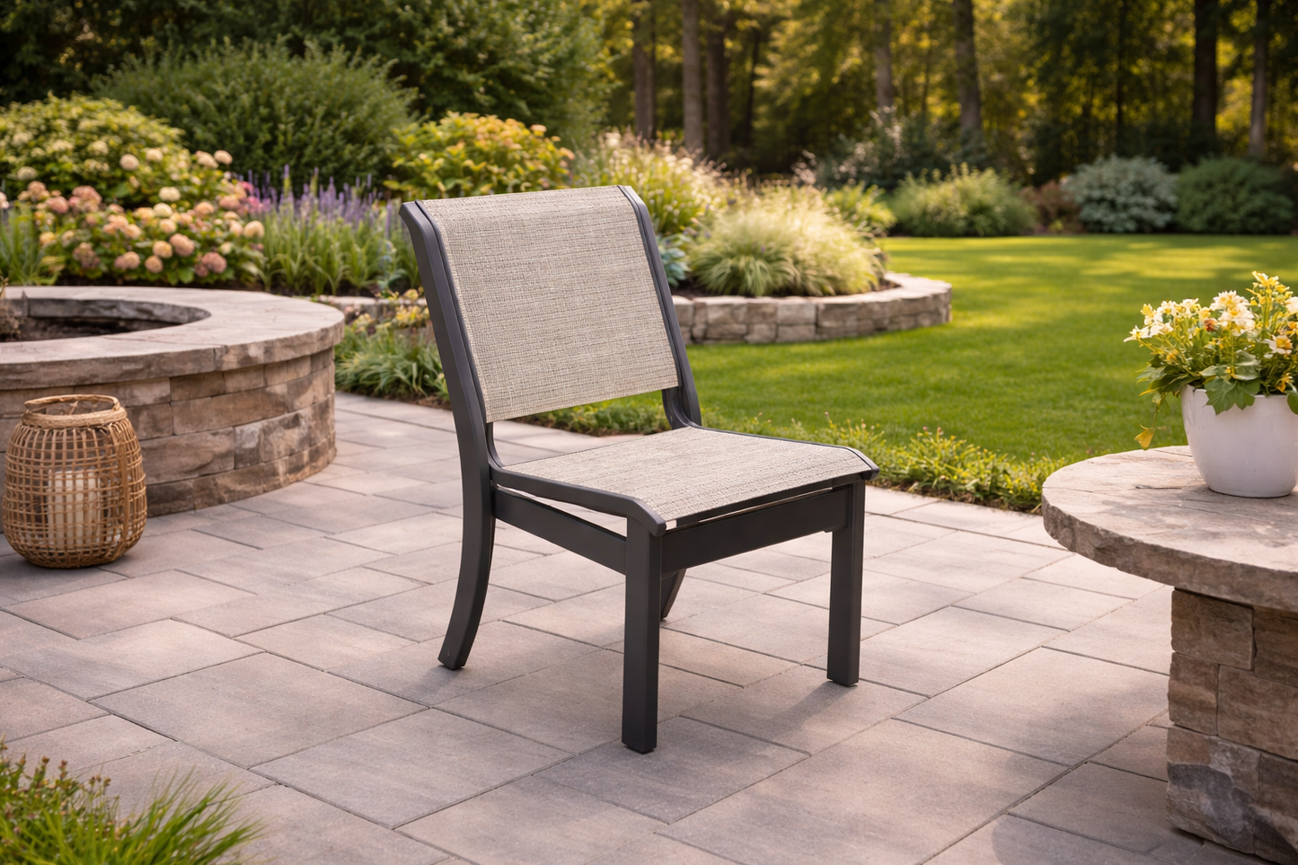 Leeward Armless Stacking Side Chair