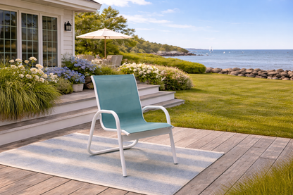 Gardenella Sling Stacking Arm Chair