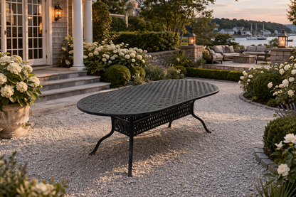 86" Oval Dining Table