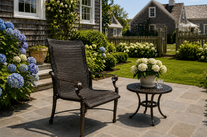 Grand Terrace Woven High Back Dining Chair