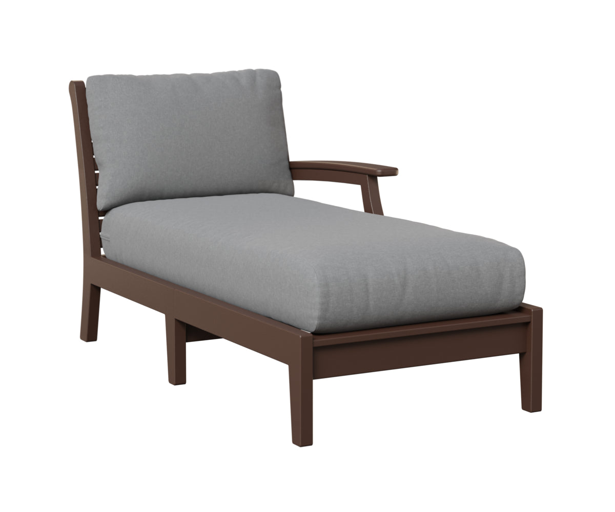 Classic Terrace Arm Chaise Lounge – Left