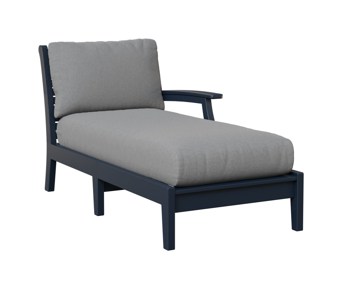 Classic Terrace Arm Chaise Lounge – Left